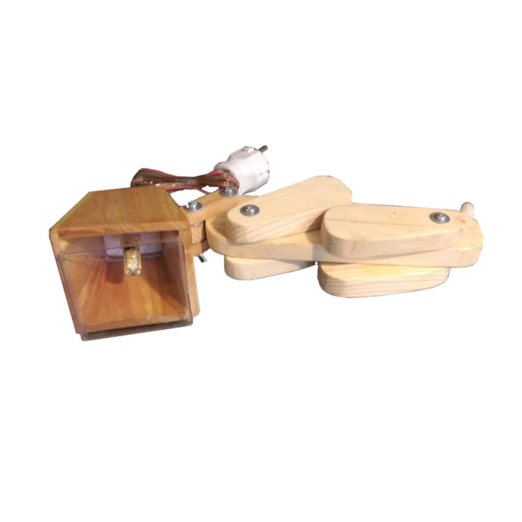 چراغ مطالعه چوبی طرح هاپو