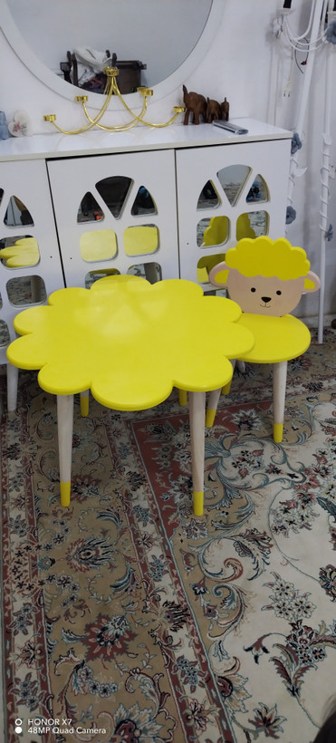 میز و صندلی کودک طرح بره